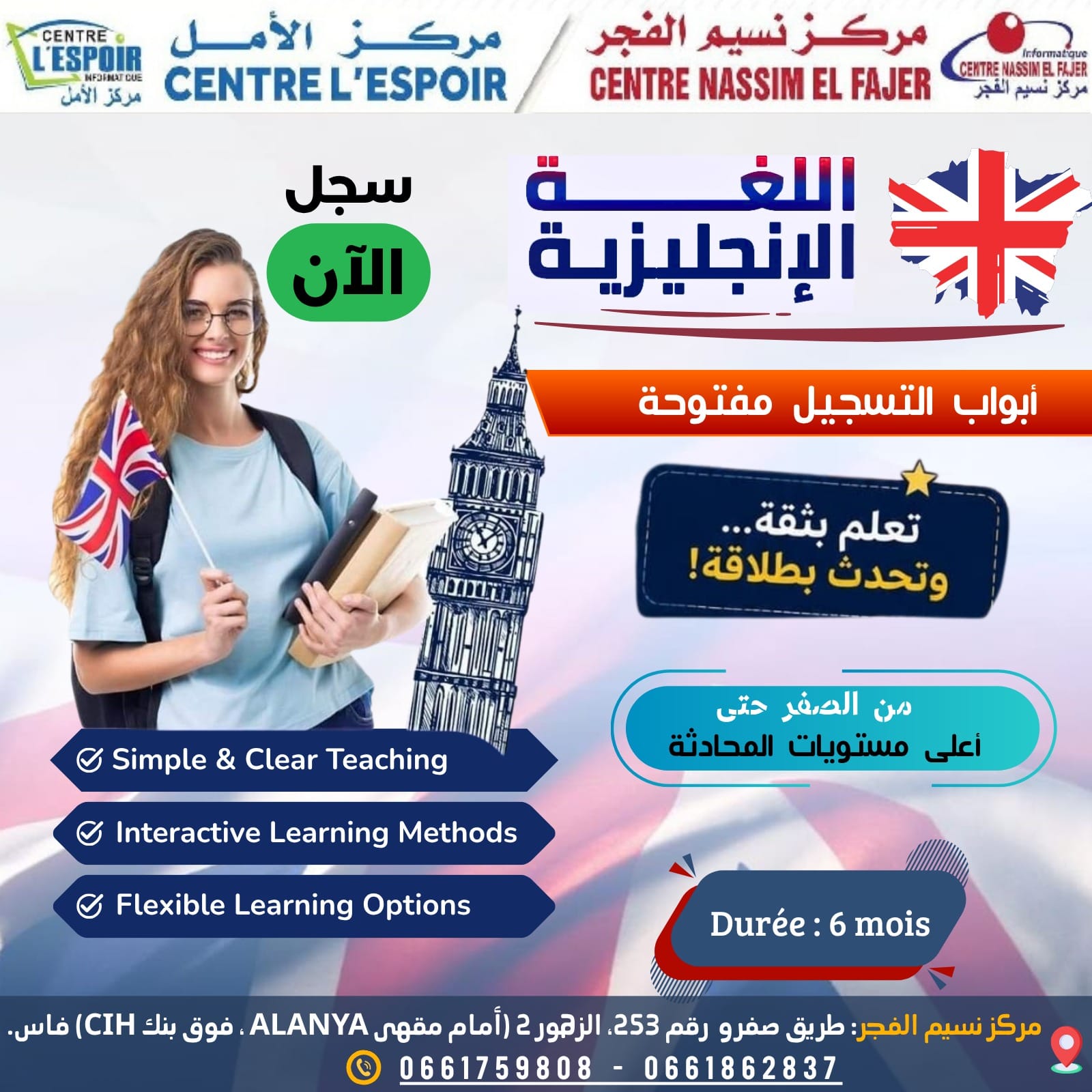 ملصق تكوين اللغة الإنجليزية